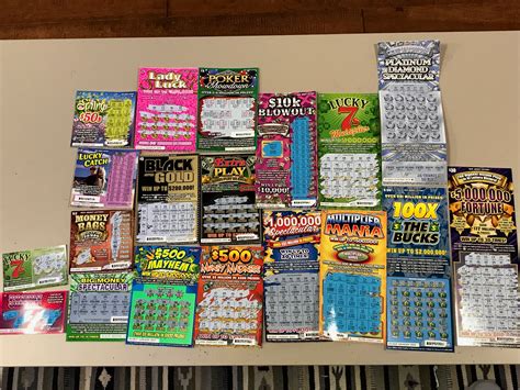 10 Ohio Lottery Scratch Offs. . Ohio lottery 10 scratch off tickets
